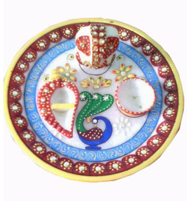 

Chitrahandicraft Marble Pooja Plate Marble(1 Pieces, White)