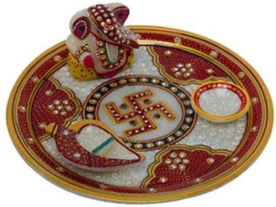 

Chitrahandicraft Marble Pooja Plate Marble(1 Pieces, White)