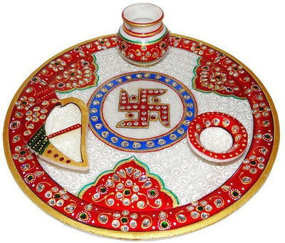 

Chitrahandicraft Marble Pooja Plate Marble(1 Pieces, White)