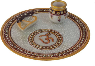 

Chitrahandicraft Marble Pooja Plate Marble(1 Pieces, White)