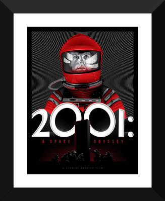 

Graphic Art Poster - 2001 Space Odyssey - Hollywood Collection - Movie Poster Collection Paper Print(12 inch X 17 inch)