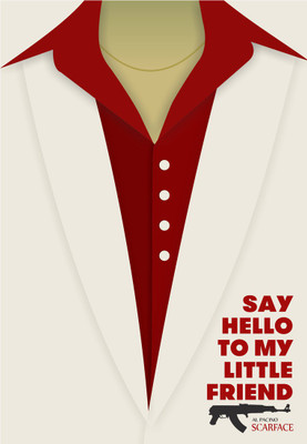 

Graphic Art Poster - Scarface - Say Hello To My Little Friend - Hollywood Collection - Movie Poster Collection Paper Print(12 inch X 17 inch)