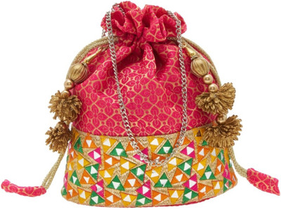 

Tarusa Stylish Potli Potli(Pink)