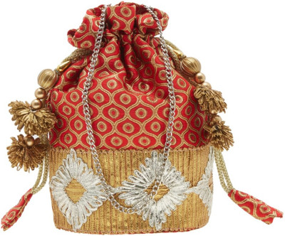 

Tarusa Stylish Potli Potli(Red)