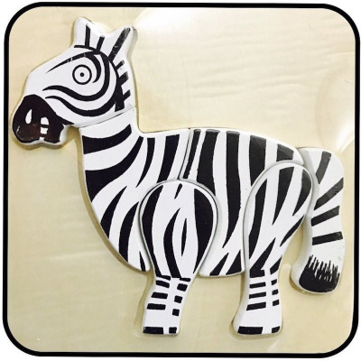 

WE-BLINK Wooden Small Zebra Puzzle(4 Pieces)