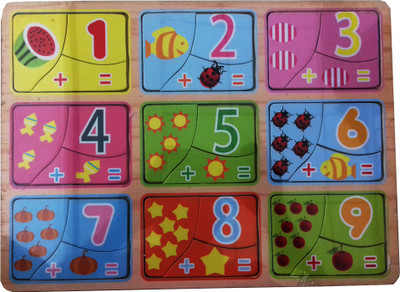 

kidoz kingdom NUMBER PUZZLE WOODEN(27 Pieces)