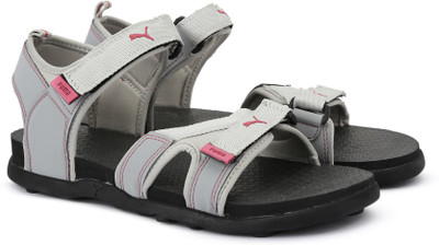 

Puma Women Steel Gray-Pink Glo Sports Sandals