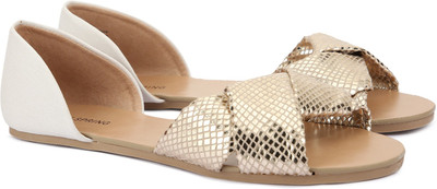 

Call It Spring Women Gold Flats