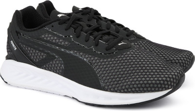 

Puma IGNITE 3 Running Shoes For Men(Black, Puma black-quiet shade-puma white