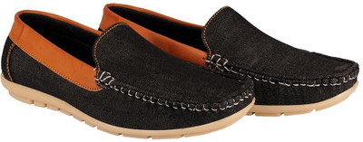 

FAUSTO Stylish Loafers For Men(Black, Tan