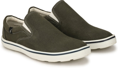 

LUFUNDER CANVAS MENS SLIPON 1 SNEAKERS Canvas Shoes For Men(Navy, Grey