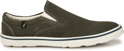 

LUFUNDER CANVAS MEN SLIPON SNEAKER Canvas Shoes For Men(Grey