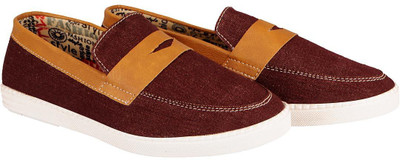 

FAUSTO Trendy Canvas Shoes For Men(Red