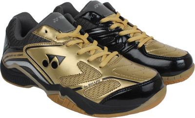 

Yonex BADMINTON SHOES COURT ACE LIGHT GOLD BLACK GREY Badminton Shoes For Men(Multicolor