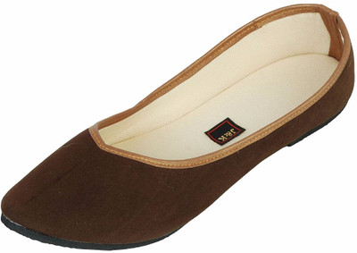 

JUTA AND KASSA Mojaris For Women(Brown, Dark_brown