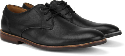 

Clarks Broyd Walk Black Leather Lace Up For Men(Black