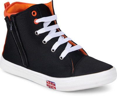 

Zapatoz Chelsea Boots High Tops For Women(Black