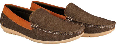 

FAUSTO Stylish Loafers For Men(Brown, Olive