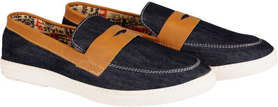 

FAUSTO Trendy Canvas Shoes For Men(Blue