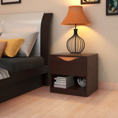 Hometown Swirl Night Stand Engineered Wood Bedside Table Finish