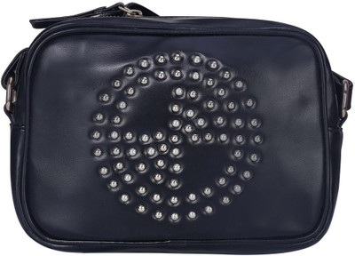 

Old Tree Women Casual Black PU Sling Bag
