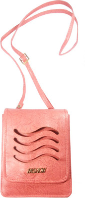 

CraftEra Women Casual Red Leatherette Sling Bag