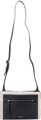 

Nine West Women Casual Black, White PU Sling Bag