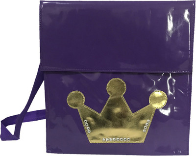 Lill Pumpkins Girls Casual Purple Leatherette Sling Bag
