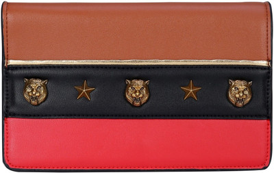 

Old Tree Women Evening/Party Brown, Red PU Sling Bag