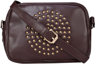 

Old Tree Women Casual Brown PU Sling Bag