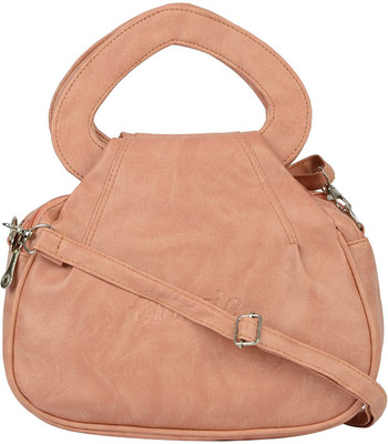 

MultiZone Women Casual Orange Leatherette Sling Bag