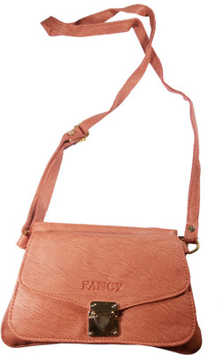 

CraftEra Boys Casual Red Leatherette Shoulder Bag