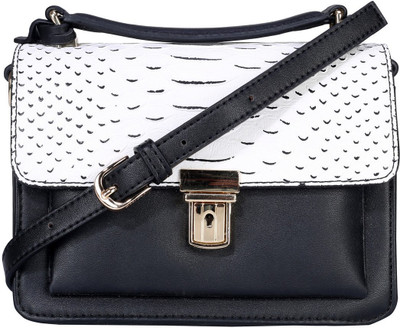 

Old Tree Women Casual Black PU Sling Bag