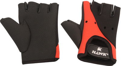 

HAWK COMFORT Cycling Gloves (M, Red, Black), Black;red