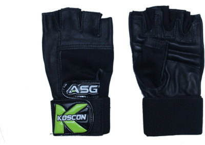 

ASG KOSCON Sports Gym & Fitness Gloves (Free Size, Black)