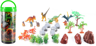 

Toys Bhoomi Adventure Planet Dinosaur Set with Carrying Case(Multicolor)