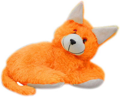 

Casotec Cute Cat Stuffed Soft Plush Soft Toy - 18 cm(Yellow)