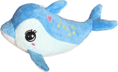

toyjoy Blue Fish 32cm Big soft plush stuffed toy - 30 cm(Blue)
