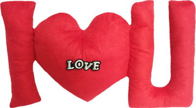 

Aparshi Designer I love you with heart stuffed soft toy - 40 cm(Red)