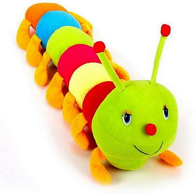 

SR FASHION HUB Beautiful Cute Colorful Caterpillar Soft Toy - 55 cm (Multicolor) - 55 cm(Multicolor)