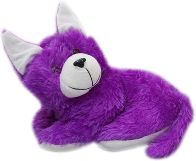 

Casotec Cute Cat Stuffed Soft Plush Soft Toy - 18 cm(Purple)