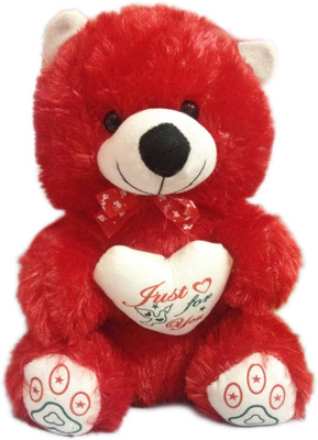 

Toyz Avenue STUFFED TEDDY BEAR FOR KIDS - 42 cm(Red)