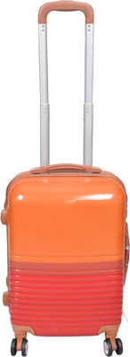 

PRAGEE EXCLUSIVE STYLISH PRINTED CHECK IN TROLLEY BAG Cabin Luggage -  inch(Multicolor
