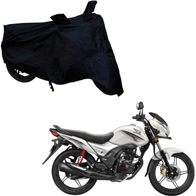 

Purpleheart Two Wheeler Cover for Honda(CB Shine, Black)