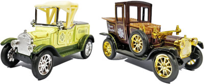 

Jack Royal 2 Combo vintage kit of metal cars(lime, Maroon), Maroon;lime
