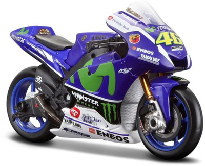 

Maisto Yamaha Moto GP, Diecast Bike, Scale 1:18, Color - Blue(Blue)