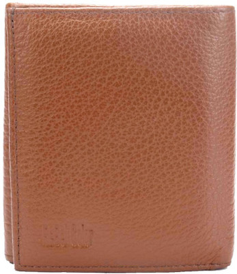 

Rebel Color Men Tan Genuine Leather Wallet(4 Card Slots)