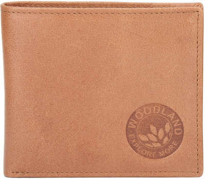 

Woodland Men Formal Tan Genuine Leather Wallet(3 Card Slots)