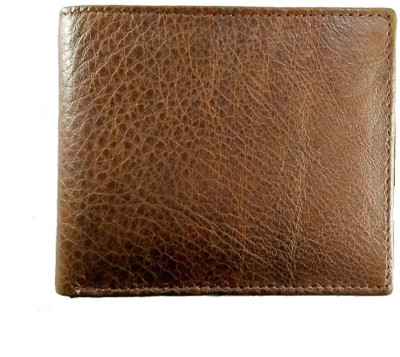 

Rebel Color Men Tan Genuine Leather Wallet(12 Card Slots)
