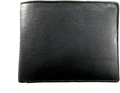 

Rebel Color Men Black Genuine Leather Wallet(8 Card Slots)